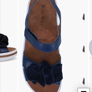 Made In Italy. Women's Navy Sandals